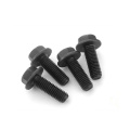 M8*80mm hex flange head bolt carbon steel black 45# mild steel with serrated stainless steel 304 316 zinc plated